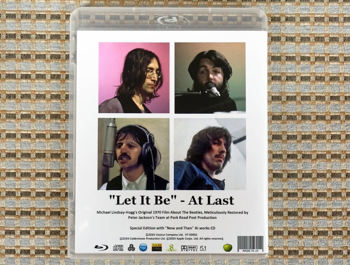 The Beatles LET IT BE (The Restored 1970 Film) Blu-ray + CD