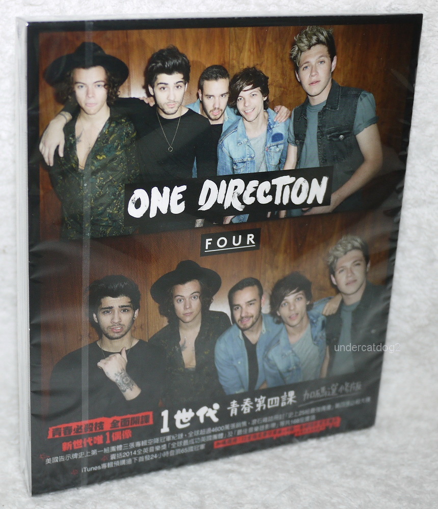 One Direction FOUR 2014 Taiwan Special CD w/BOX +4 Postcards (12