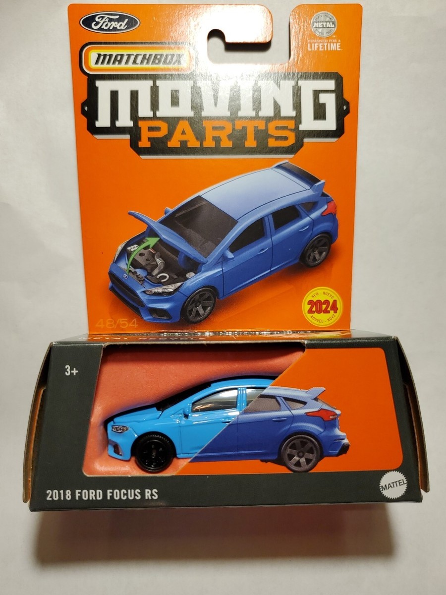 2024 Matchbox Moving Parts 2018 Ford Focus RS Blue Body 48/54
