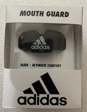 Adidas, Mouth Guard ,COLOR BLACK, TETHER INCLUDED