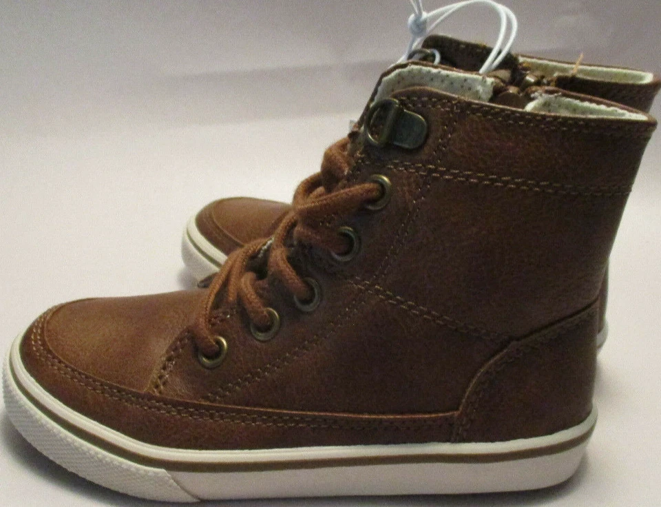 Nuevo Cherokee Haywood Niño Pequeño 9M (6 3/4" de largo) Marrón Cremallera Alto Tenis Foto 4 de 4