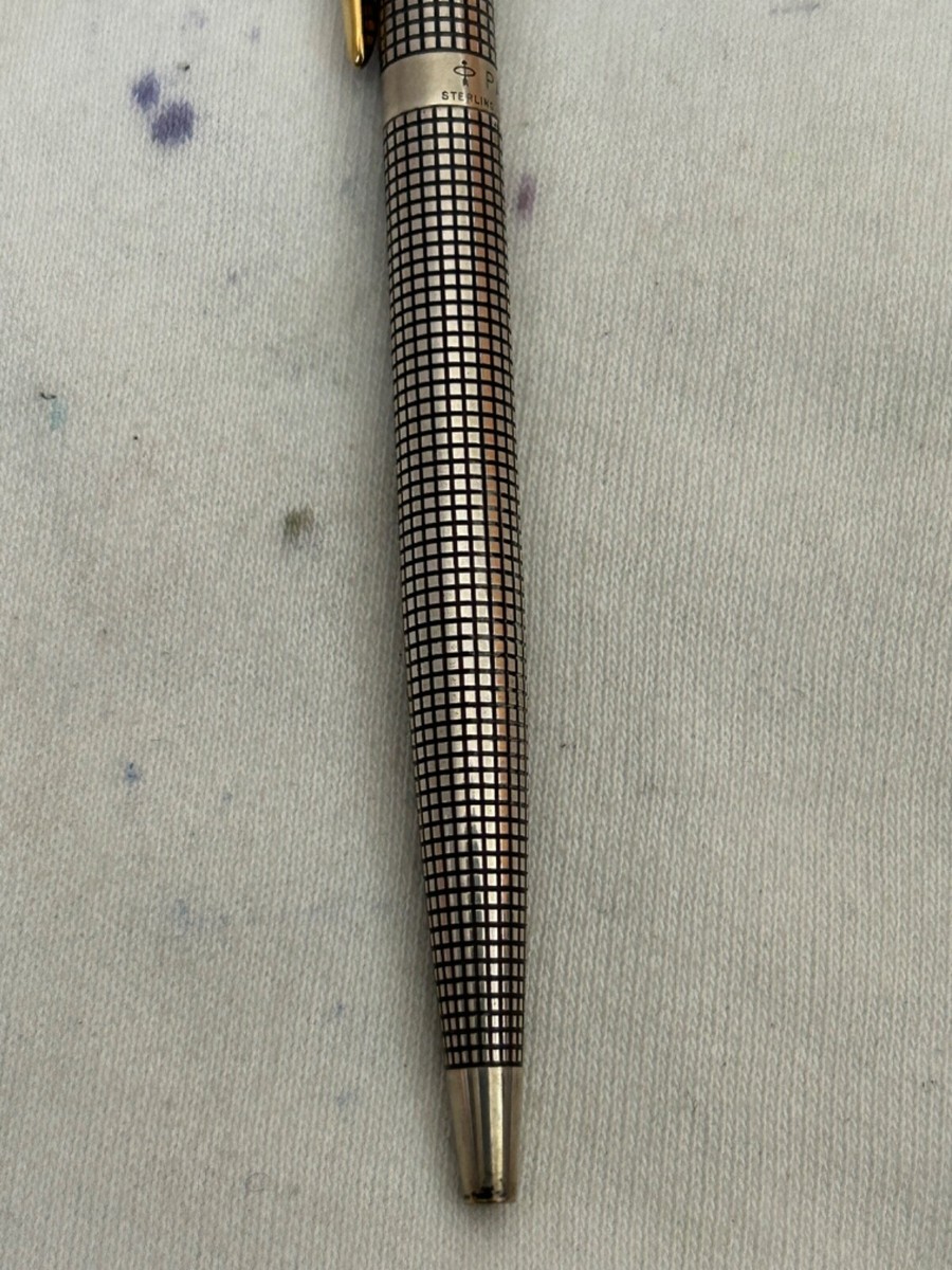 Parker Classic 75 Sterling Silver Ballpoint Pen-Mint | eBay