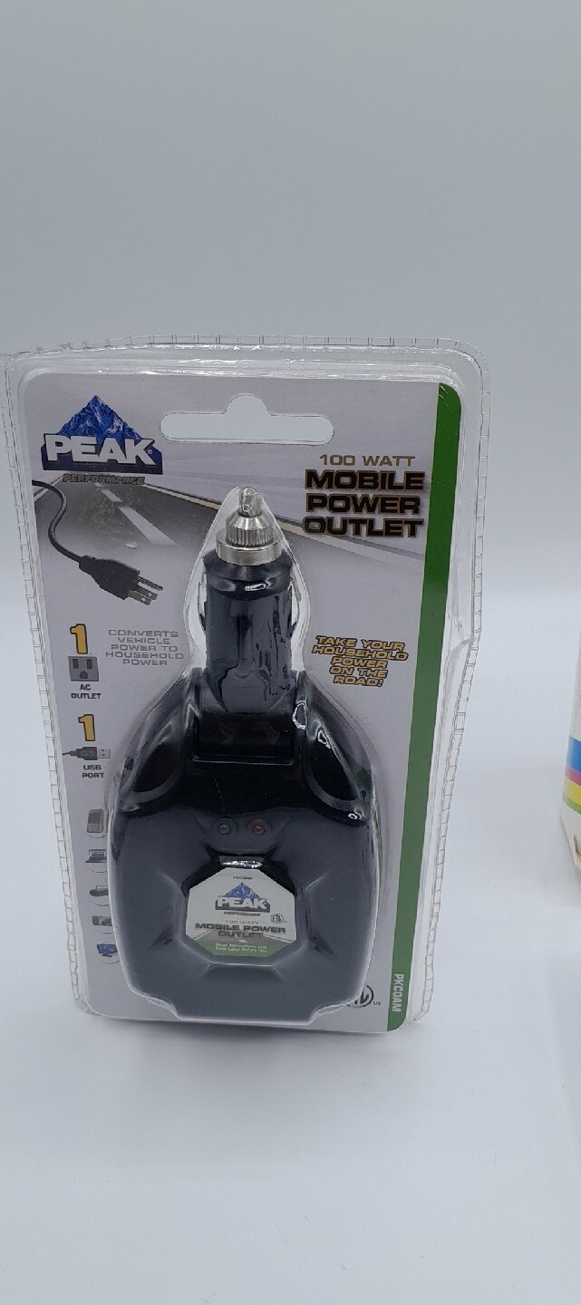 INVERSOR DE POTENCIA GIRATORIO DE 100 VATIOS MÁXIMO RENDIMIENTO - SELLADO - Toma de corriente móvil #C23