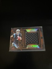 Will Grier 2019 Panini Obsidian Volcanic Material Jersey Patch /50 RC Panthers