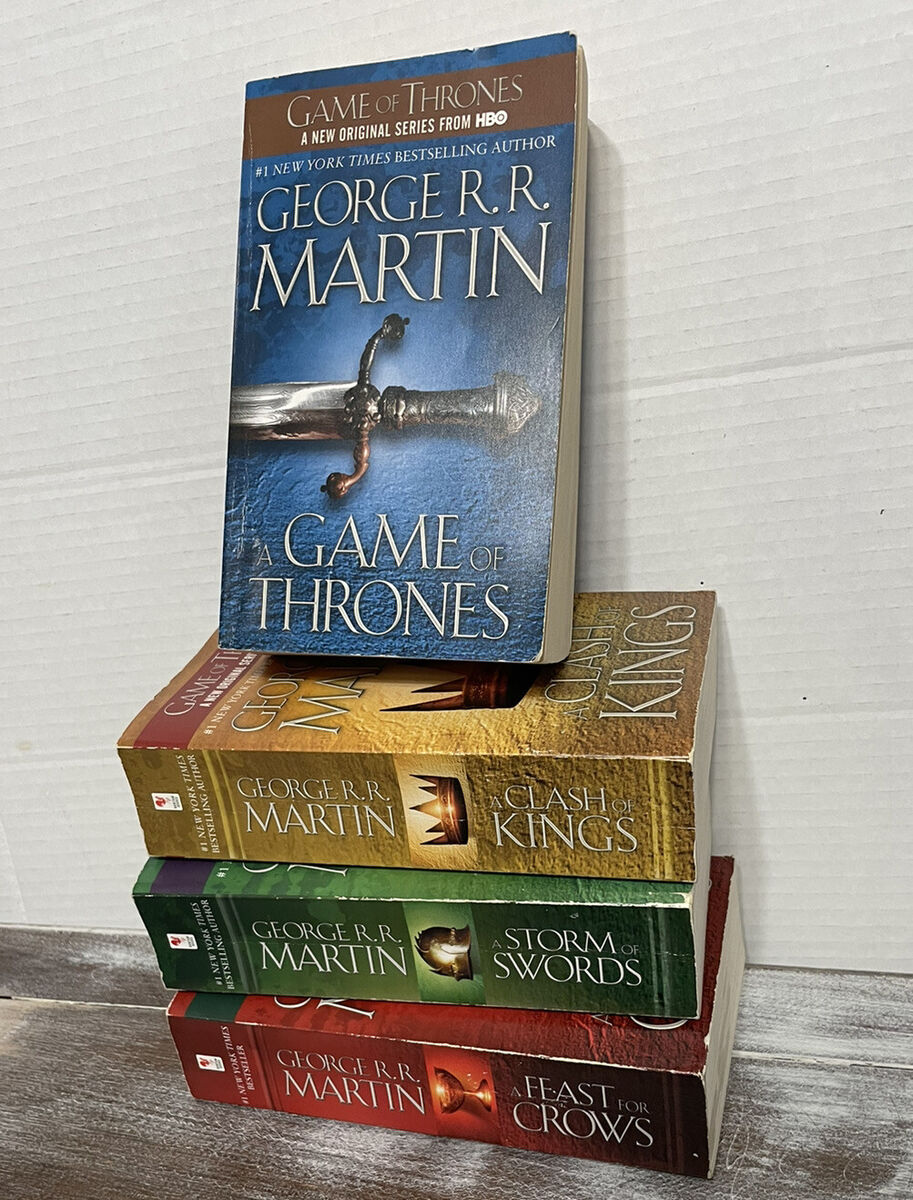 Game of Thrones - George R.R. Martin - Books 1, 2, 3, 4 - Softcover - 4  Book Set