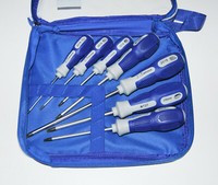 Set Cacciaviti Cacciavite Torx 7 Pz Foro Borsello Custodia Phinx T6 T30