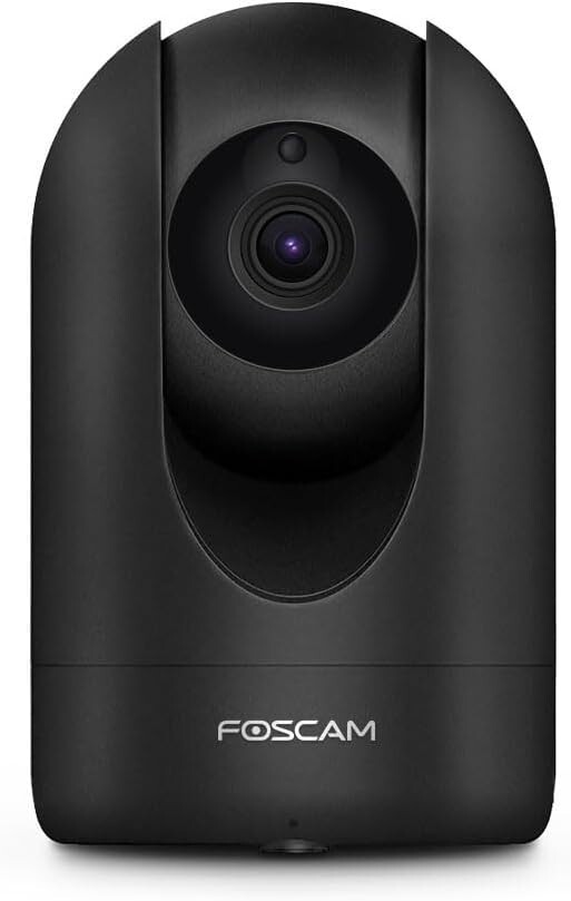 FOSCAM - R4MN - Telecamera IP da interno motorizzata 4MP Nero - Telecamera Wi-FI