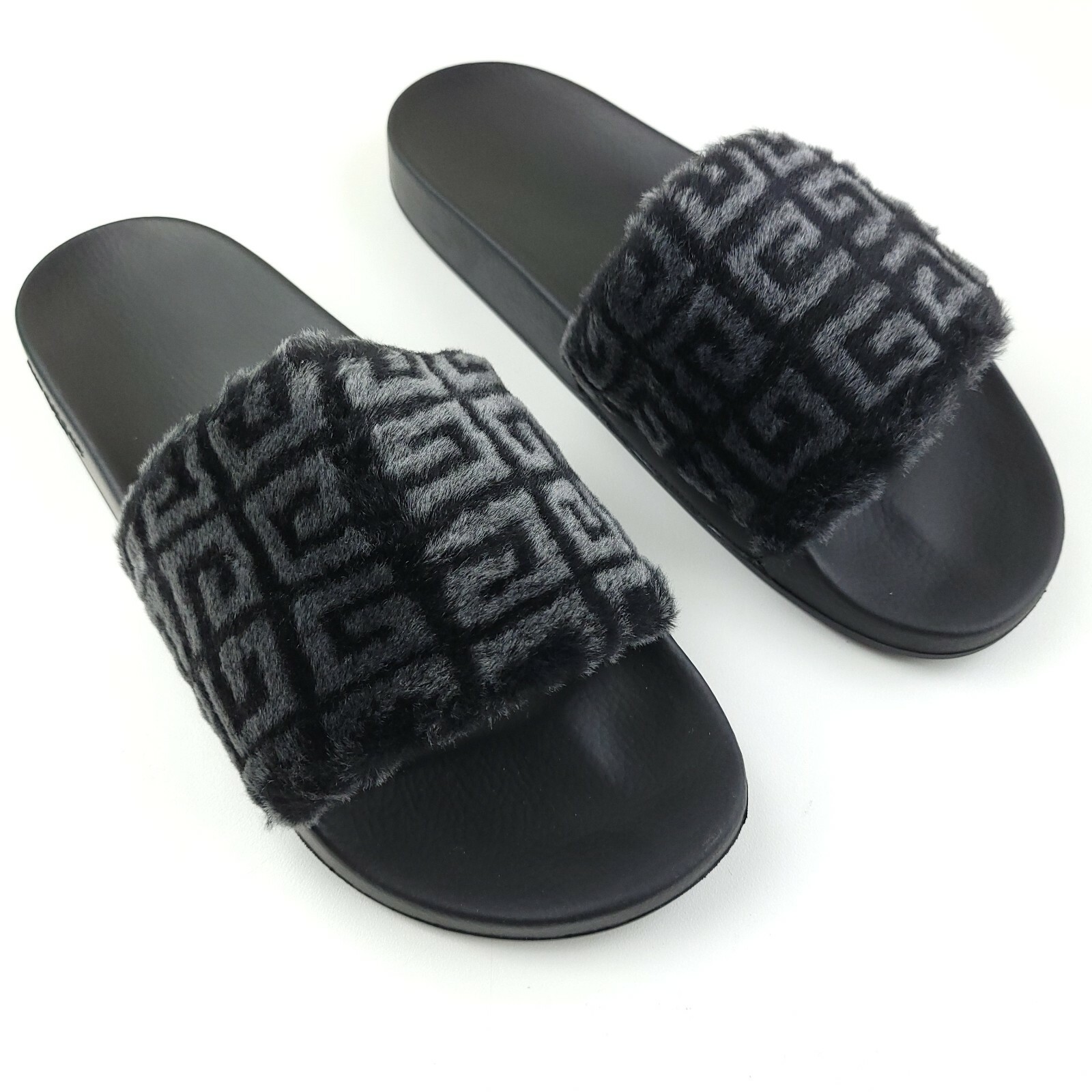 GIVENCHY Lamb Shearling Leather Slides 