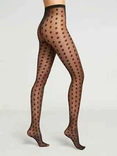 Wolford Elle Tights Black/Black 14903