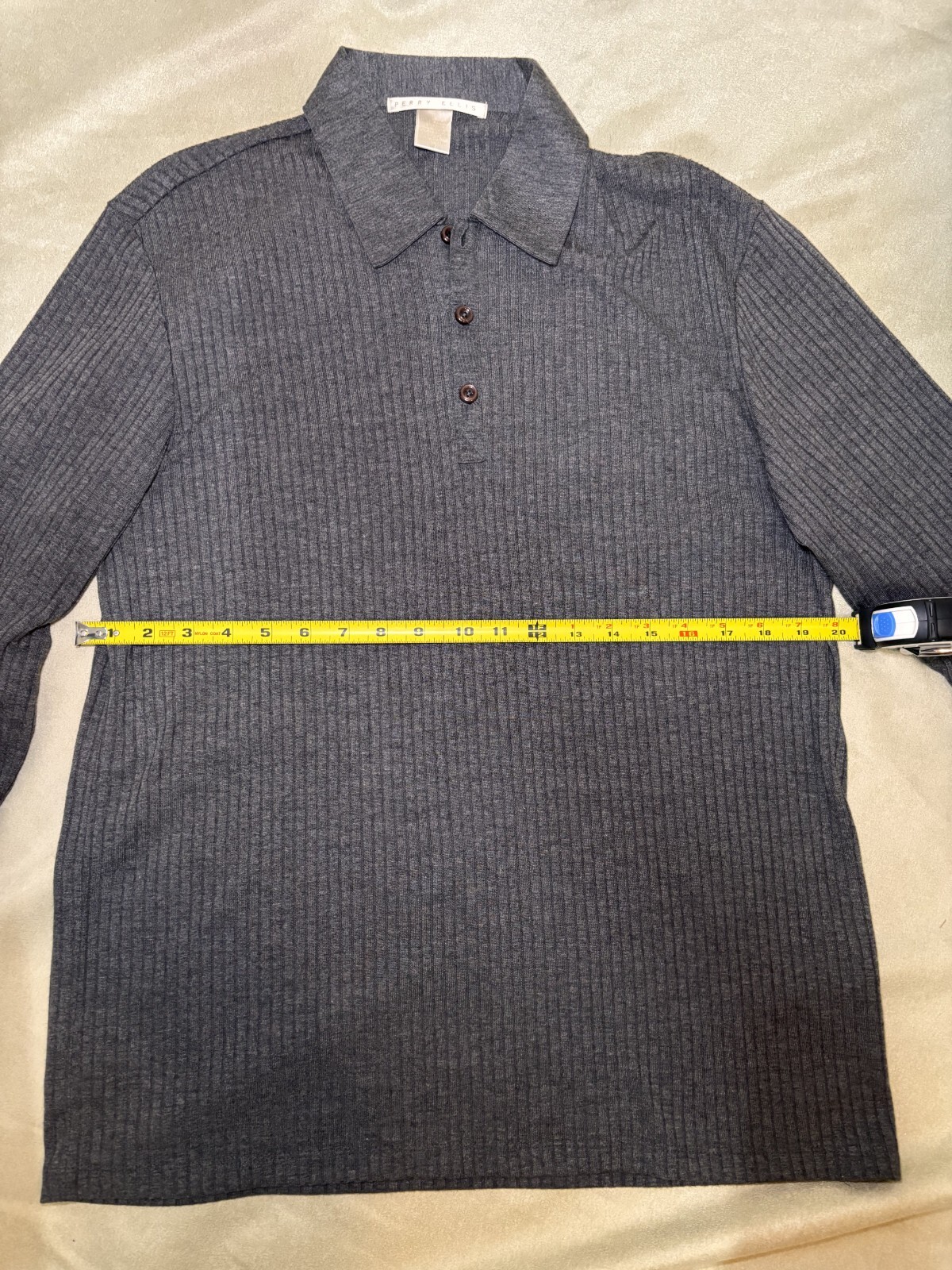 Perry Ellis Lightweight Pullover Collared Sweater… - image 7