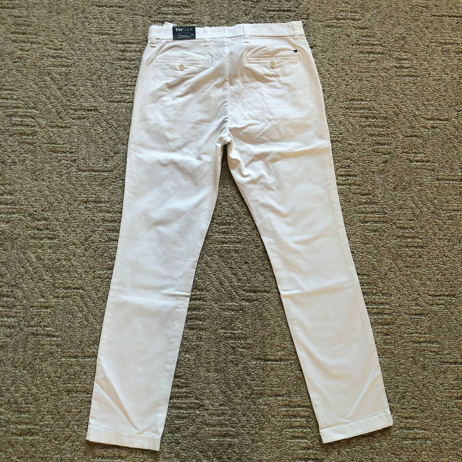 NWT Tommy Hilfiger Men's TH Flex Stretch Slim Fit Chino Pants 16 Colors