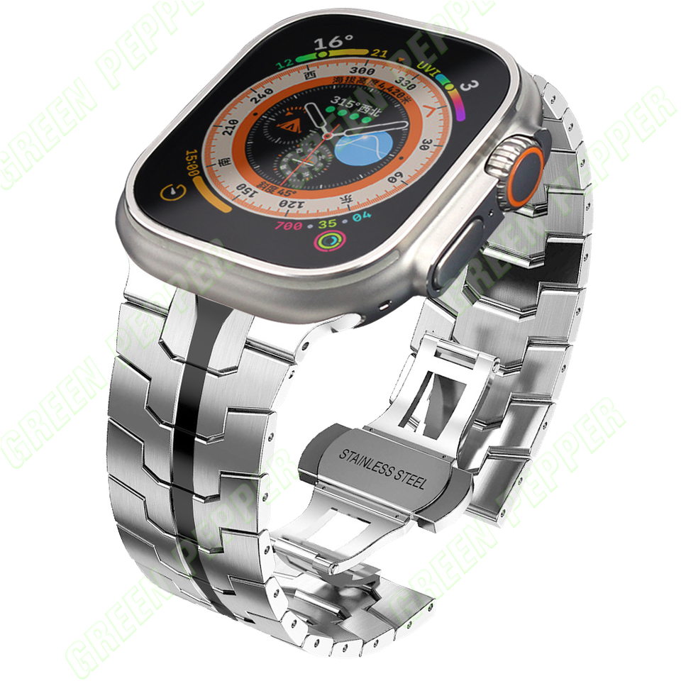 Titanium Strap Metal Band For Apple Watch Ultra 2 Series 10 9 8 7 6 5 4