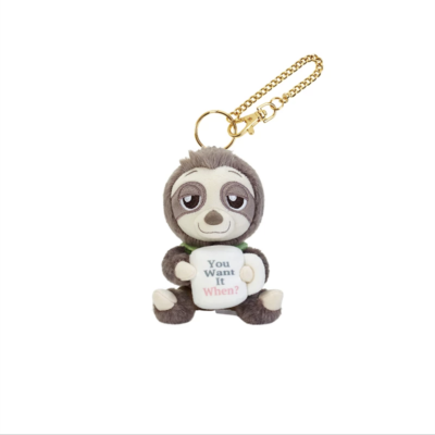 Disney 2025 authentic Zootopia flash plush keychain 5in shanghai