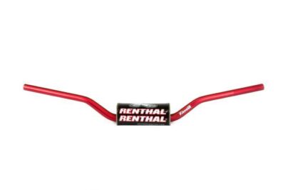 Renthal 609-01-RD 604 1 1/8'' Fatbar Handlebars - 609 RC High - Red