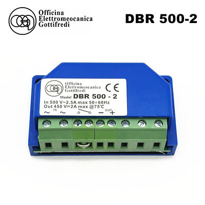 Replace OEG DBR 500-2 500V~ 2,5 A MAX 450V 2A 50-60Hz brake rectifier module
