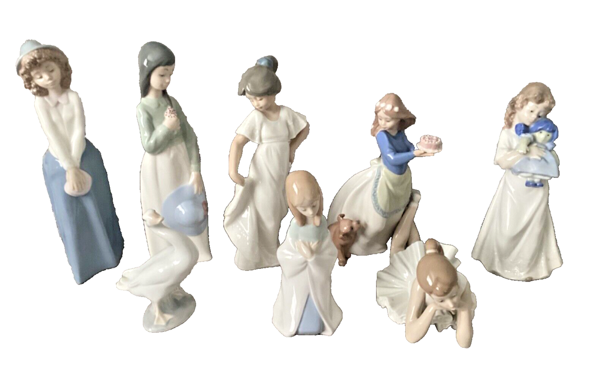 8 x Vintage Rare Nao by Lladro Figurines MAY SALE | eBay UK