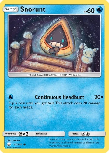 Snorunt 47/236 Sm-Cosmic Eclipse