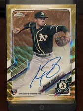 2021 Topps Chrome Daulton Jefferies 28/50 Auto Gold