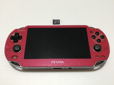 SONY - SONY PlayStationVITA 本体  PCH-1000 ZA03 SONY PlayStation Vita PCH 1000 ZA03 Cosmic Red Console w