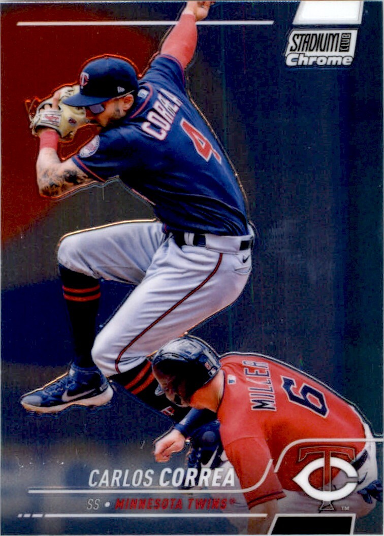 2022 Stadium Club Chrome Carlos Correa Minnesota Twins #137 | eBay