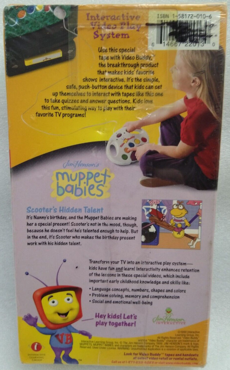 VHS Muppet Babies - Scooter's Hidden Talent (VHS, 1999) - NEW | eBay