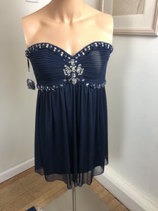 cachet navy blue dress