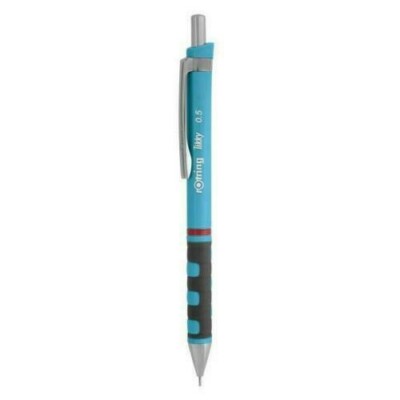 Rotring Tikky Mechanical Pencils 0.5 Light Blue Rubber Grip 2007253   12 Pencils