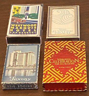 ・ 　合計4デック 4 Decks Collectible Playing Cards | eBay