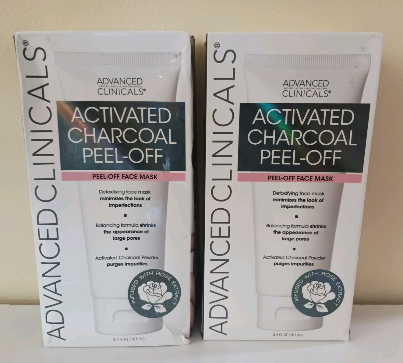 Advanced Clinicals Activated Charcoal Peel-Off Face Mask for Deep Cleansing – Men & Women