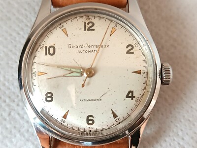 Girard Perregaux anni '60 raro automatico a marterlletto acciaio
