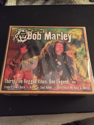 The Cry of Bob Marley Collection of 35 Reggae Vibes on 3 CD Box Set Brand New