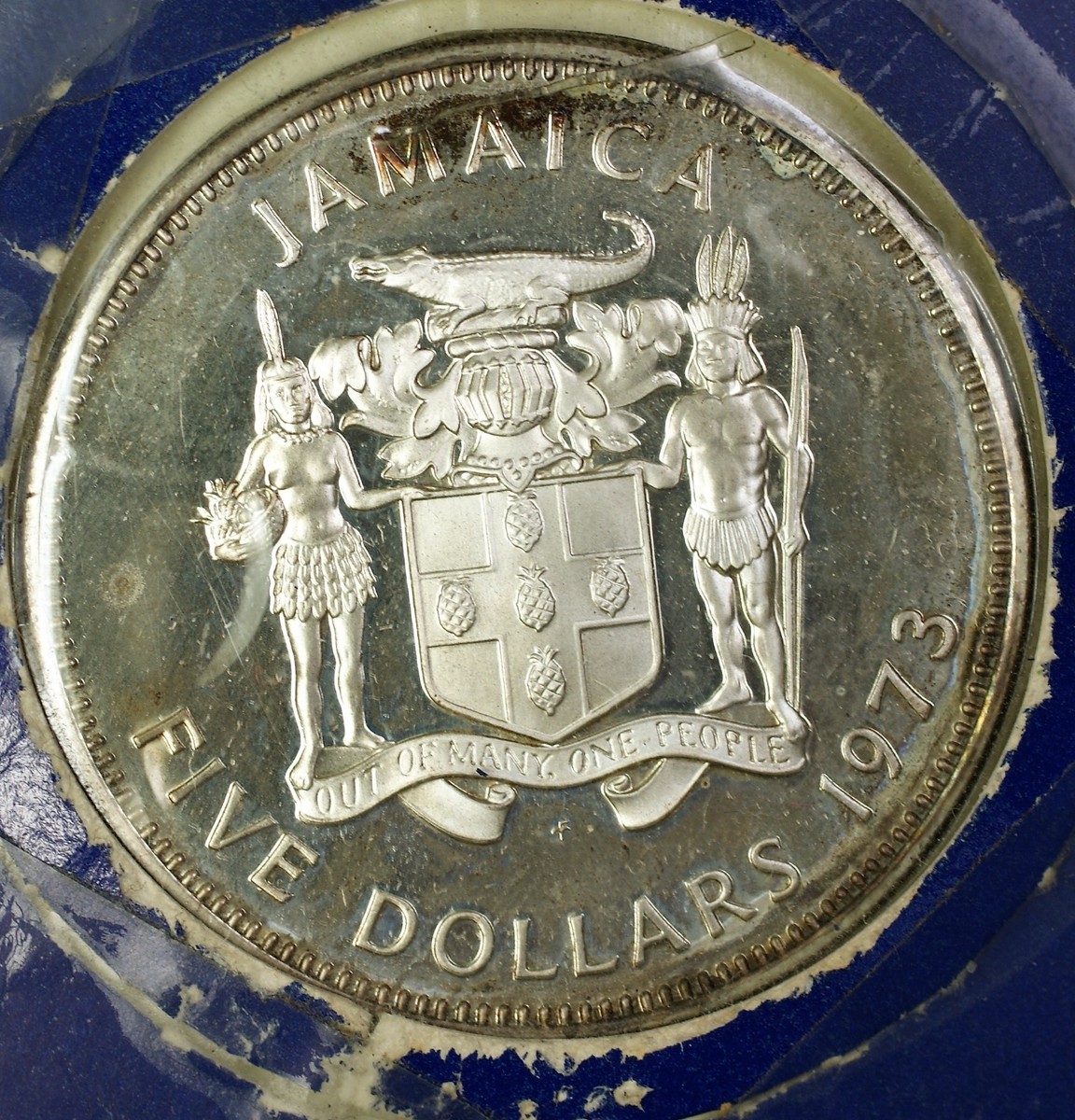 1973 Jamaica $5 Norman W. Manley- Premier 1959-1962 Sterling
