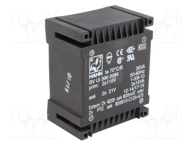 1 Stück, Transformator: überzogen BVUI3960084  - Bild 2 von 4