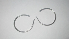 PANDORA - Compose Round earring hoops smooth silver 2.5cm across - 290650