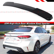 FOR 2020-2025 TOYOTA COROLLA 4DR SEDAN GLOSSY BLACK JDM REAR WINDOW ROOF SPOILER