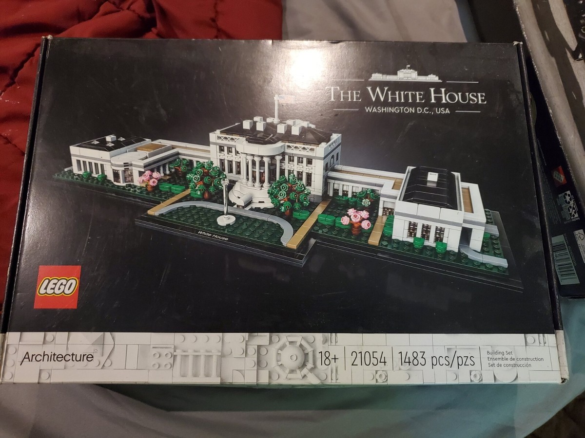 LEGO Architecture 21054 The White House 1483 Piece 100% complete 