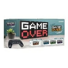 Game Over 8 Bit Light Retro Gaming Mood Lamp Color Phasing & Music Reactive New