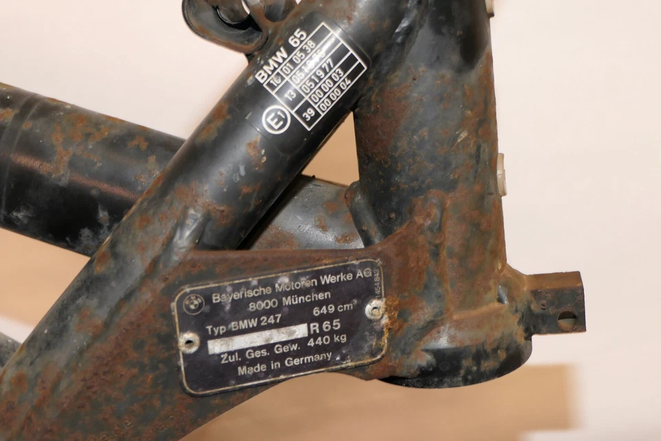 BMW R 65 247 1986 - telaio N74A Foto 3 de 4