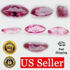 Loose Marquise Cut Genuine Natural Pink Topaz Stone Single Birthstone Shape