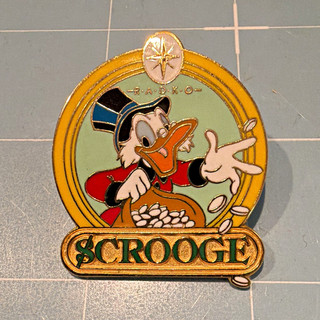 Disney Scrooge McDuck Limited Edition Single Pin Money Theme