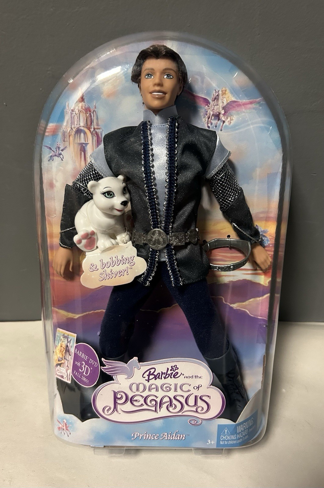 Mattel Barbie and the Magic Of Pegasus Prince Aidan Doll & Bobbing Shiver 2005