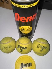 Vintage Penn High Visibility Yellow Tennis Balls 3 ATP Official Ball Can  Lid