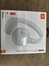 JBL Tune 520BT Wireless Bluetooth On-Ear Headphones - White - BRAND NEW IN BOX