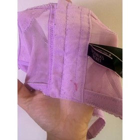 Victoria&rsquo;s Secret Very Sexy Push-Up Bustier Bra Lavender Lace Mesh Corset 32DD