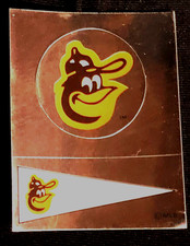Vintage 1988 Baltimore Orioles Team Logo / Pennant Sticker