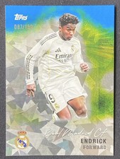 Endrick 2025-26 Topps Real Madrid Cf Team Set Pitch Pursuits Blue /150 #31