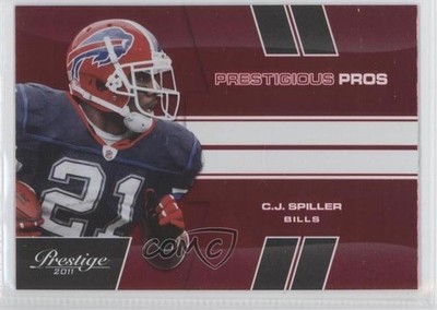 2011 Panini Prestige Prestigious Pros Red CJ Spiller #7 0a1