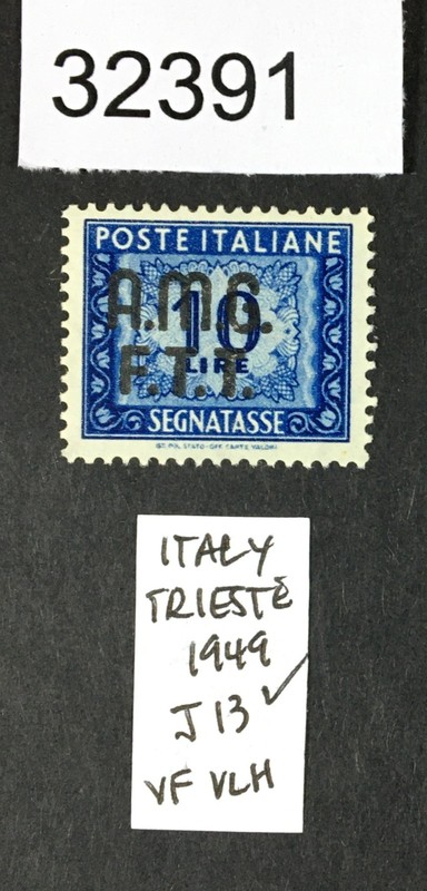 MOMEN: TRIESTE ITALY STAMPS # J13 MINT OG LH LOT #32391