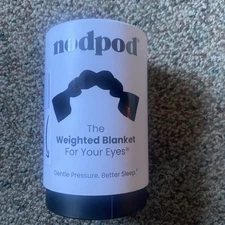 Nodpod Gentle Pressure Sleep Mask Light Blocking Travel & Relaxation, Black Onyx