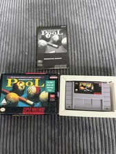 Championship Pool Super Nintendo SNES 1993 TESTED Complete in Box CIB TESTED !!!